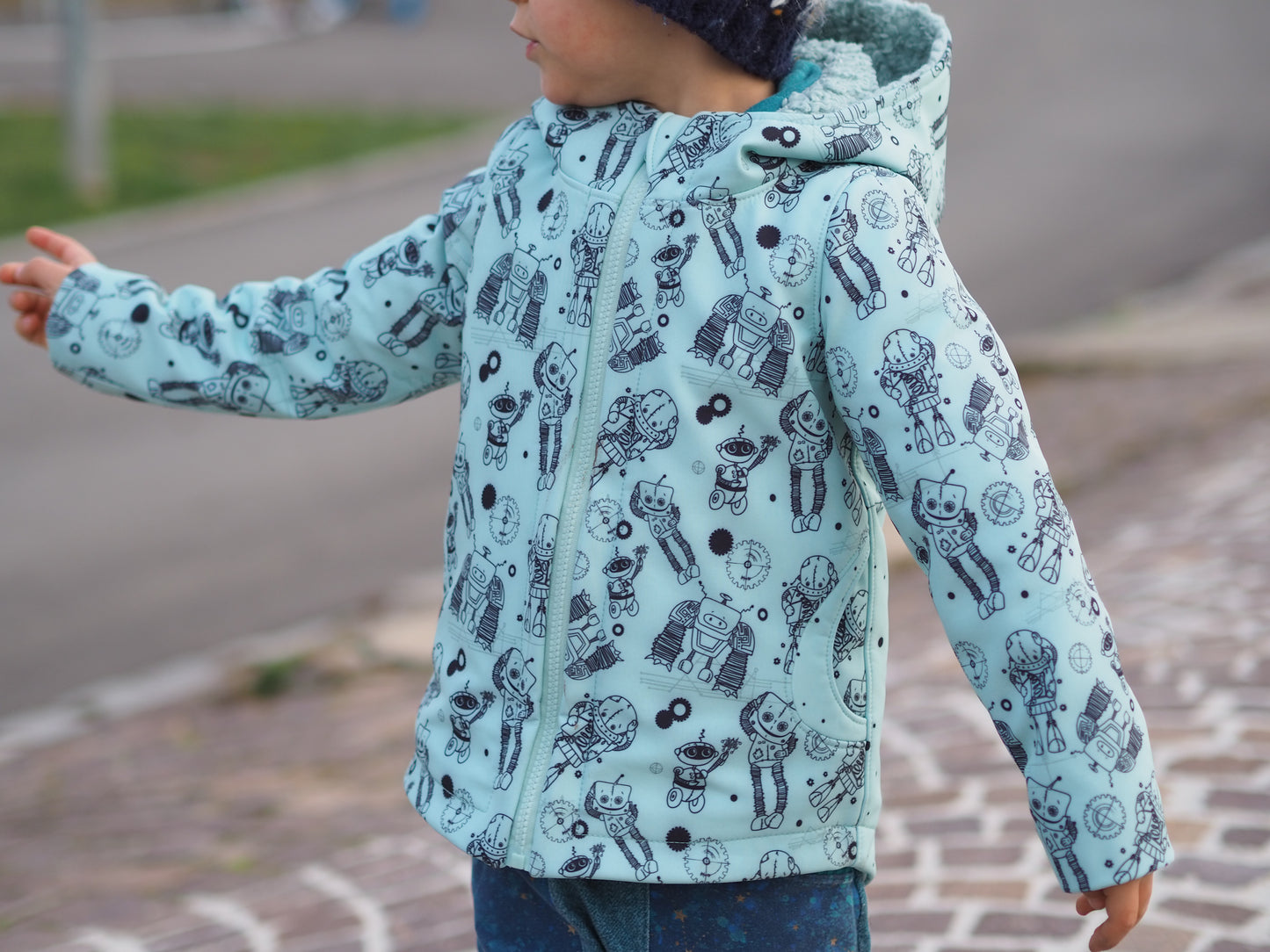 Lilla Vinter Frostknöl - Softshelljacke, Draußenjacke, Walkjacke, Winterjacke für Kinder Gr. 74-164